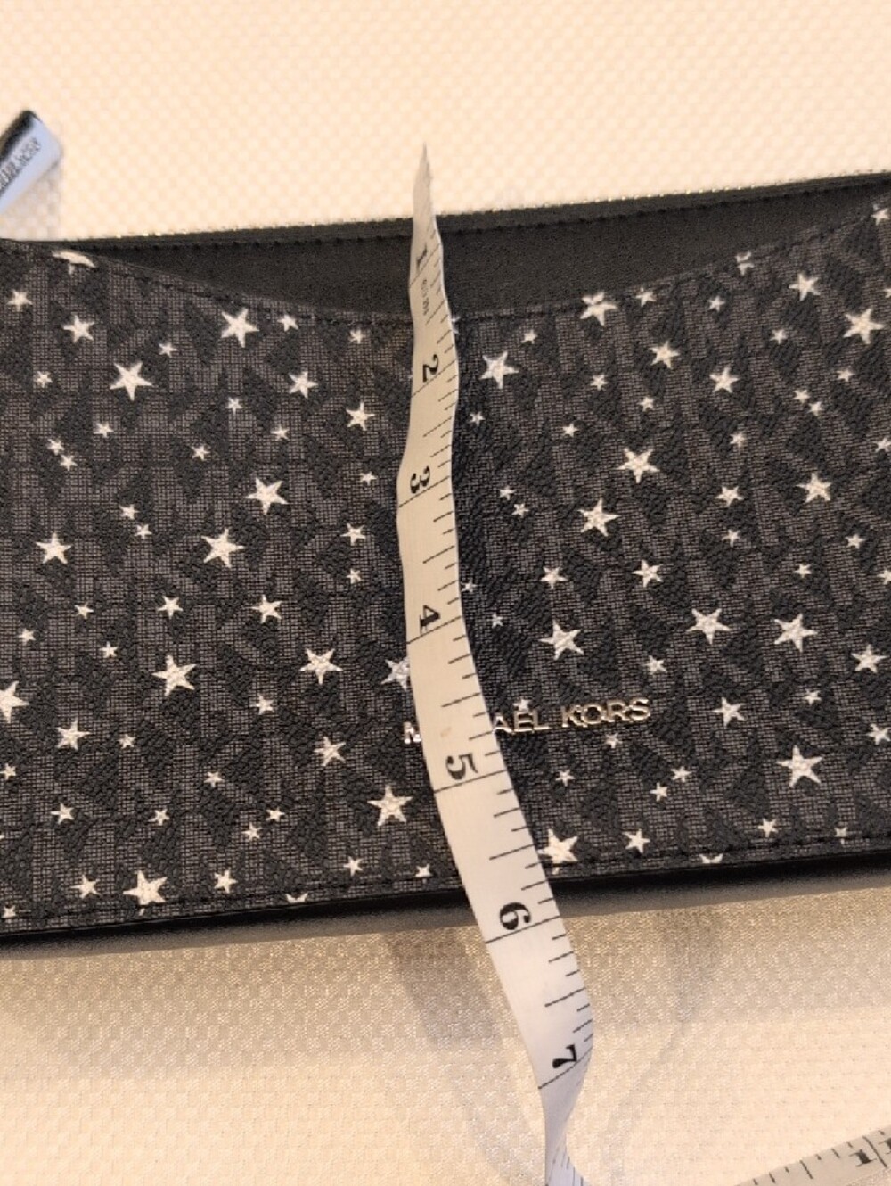 Michael Kors Black Star Print Crossbody Handbag - Picture 8 of 8